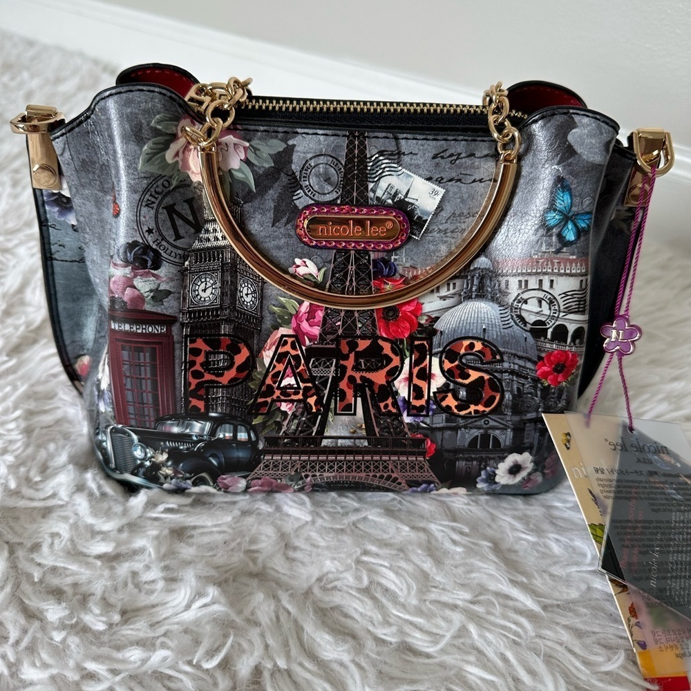 Nicole Lee Paris In Fall Bag Special Edition Handbag And Crossbody Bag ๐๐ - Picture 12 of 14